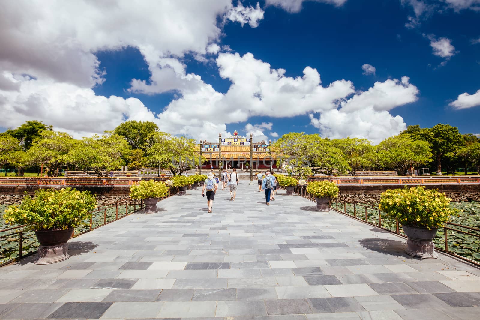 Thai Hoa Palace in the UNESCO World Heritage site of Imperial Palace and Citadel in Hue, Vietnam