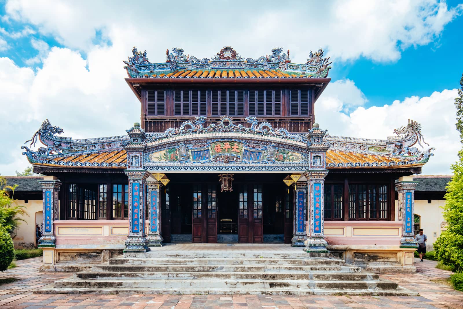 Palace within the UNESCO World Heritage site of Imperial Palace and Citadel in Hue, Vietnam