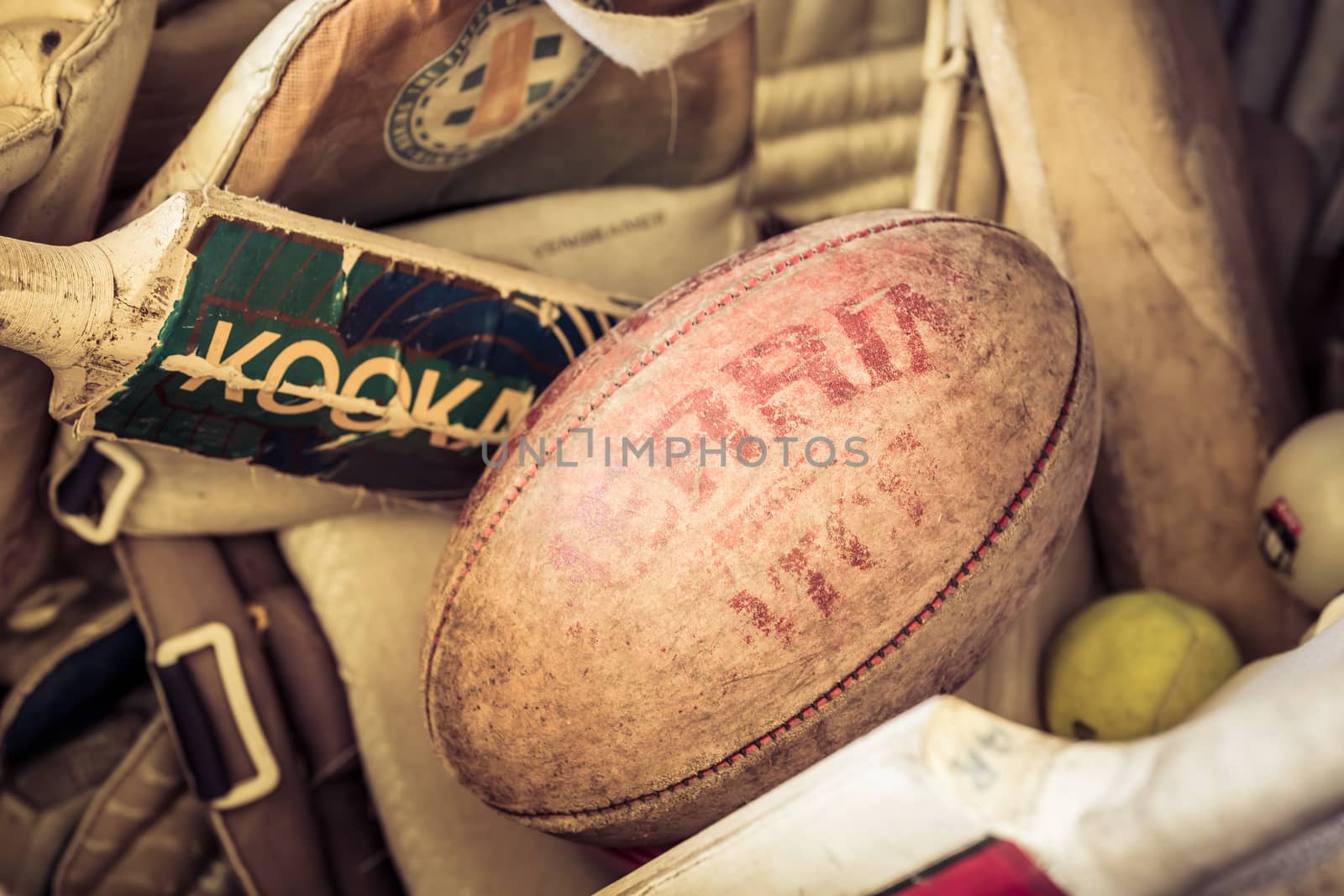 Vintage Sporting Equipment in Australia by FiledIMAGE