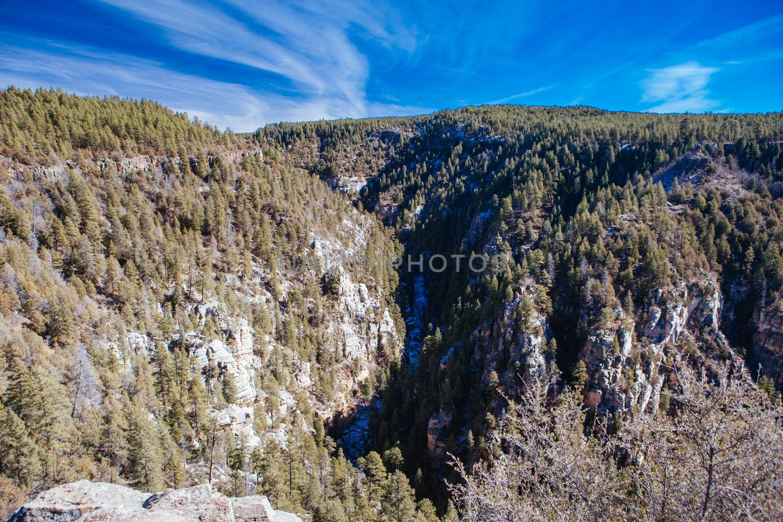 Oak Creek red rocky landscape near Sedona in Arizona, USA