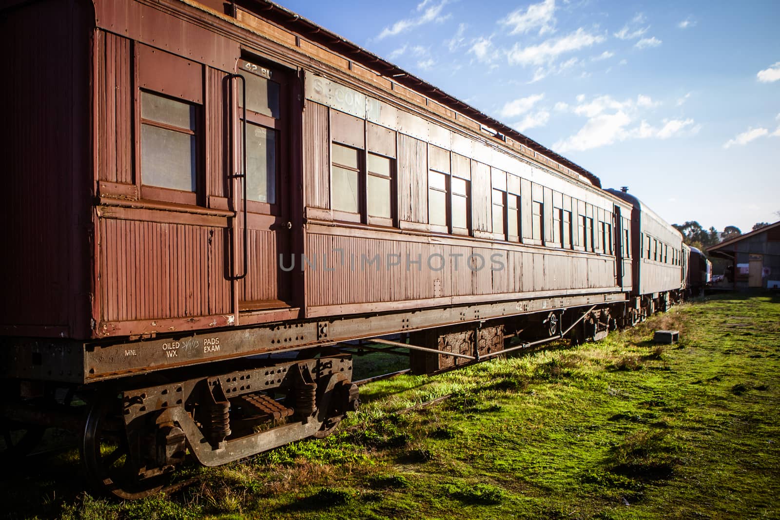 Heritage Steam Train in Maldon Australia by FiledIMAGE