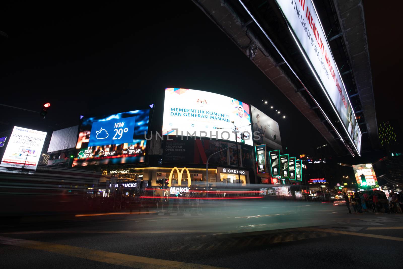 Traffic in Bukit Bintang in Malaysia by FiledIMAGE