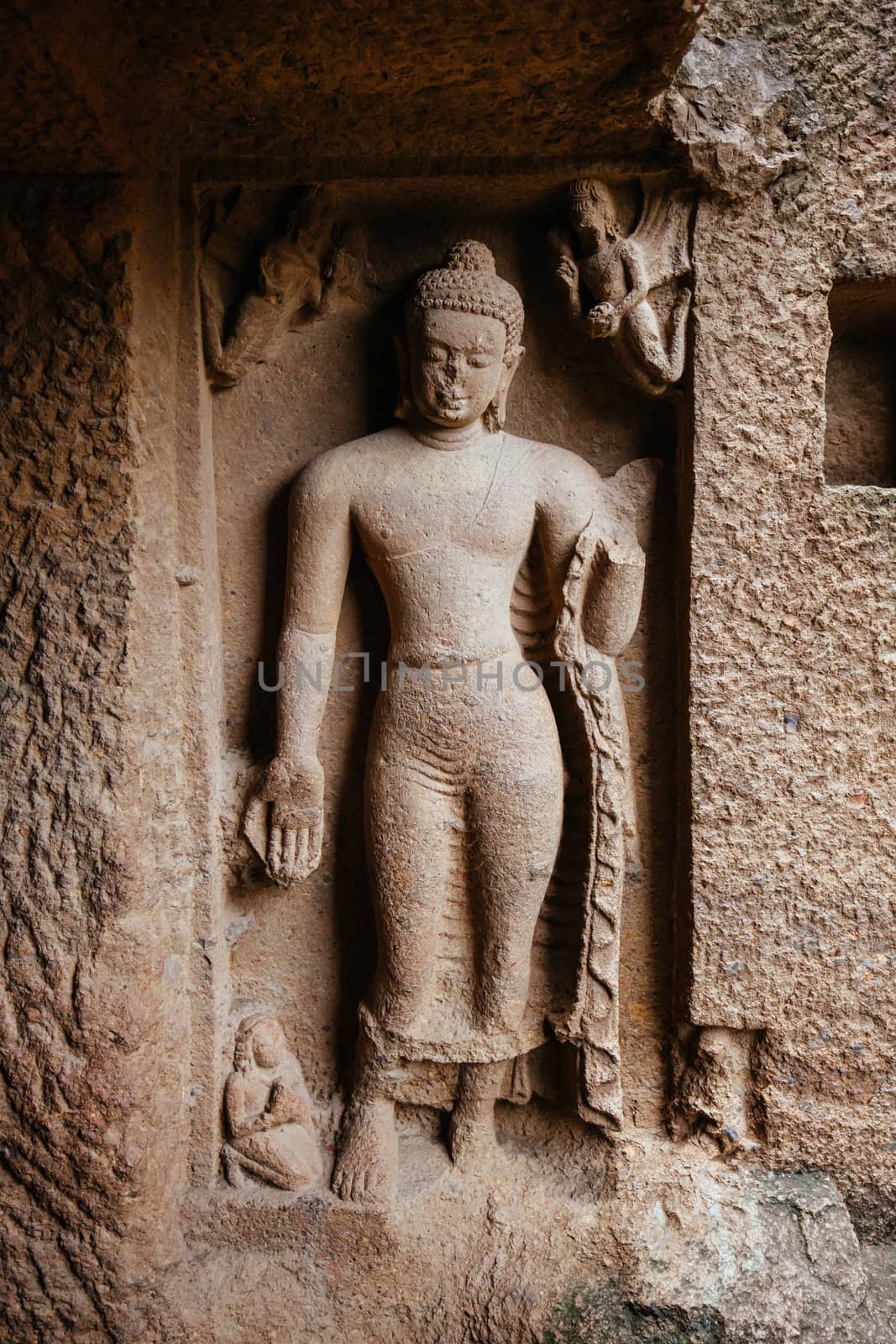 Kanheri Caves in Mumbai India by FiledIMAGE