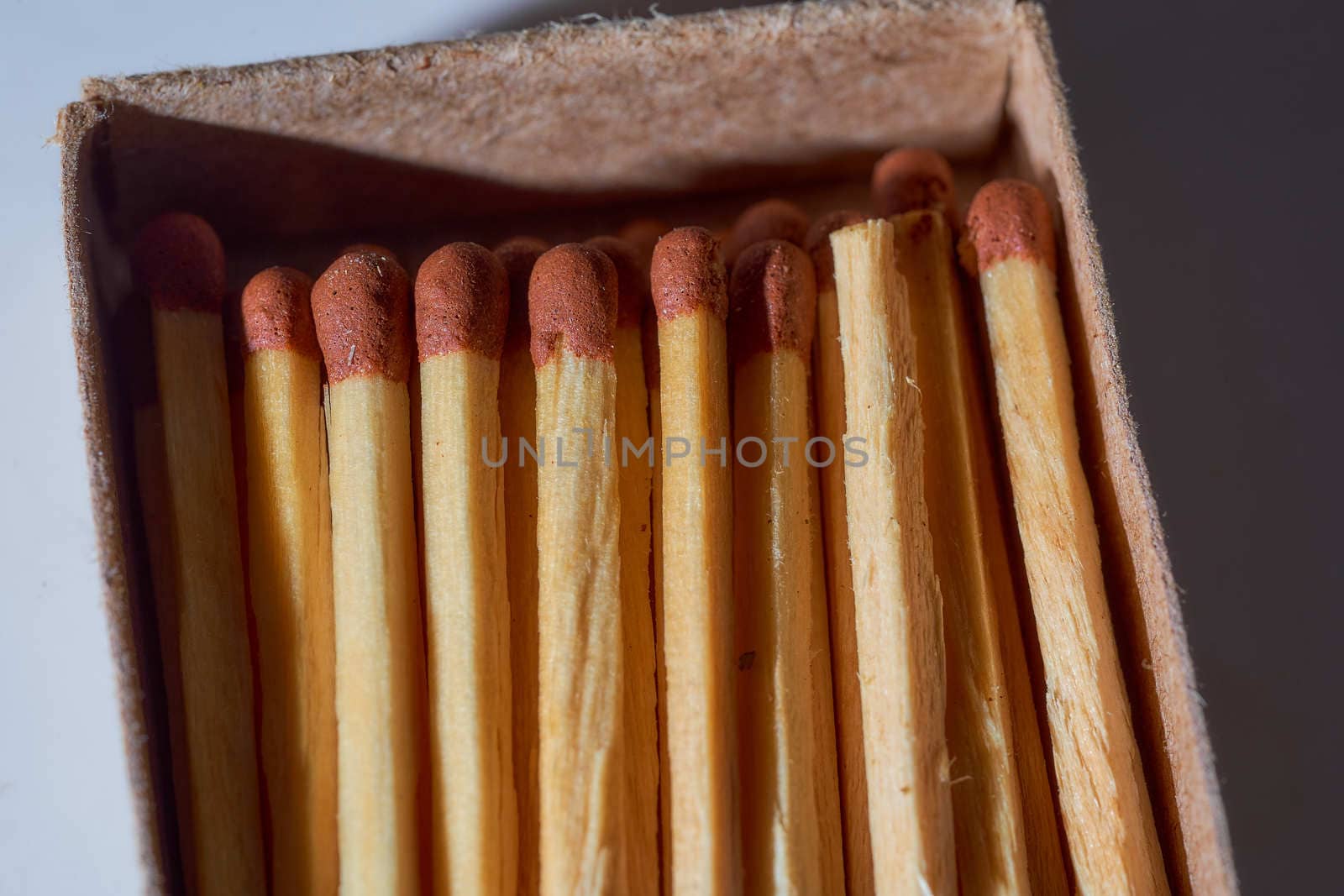 Wooden sheep's match on a white background. High quality photo