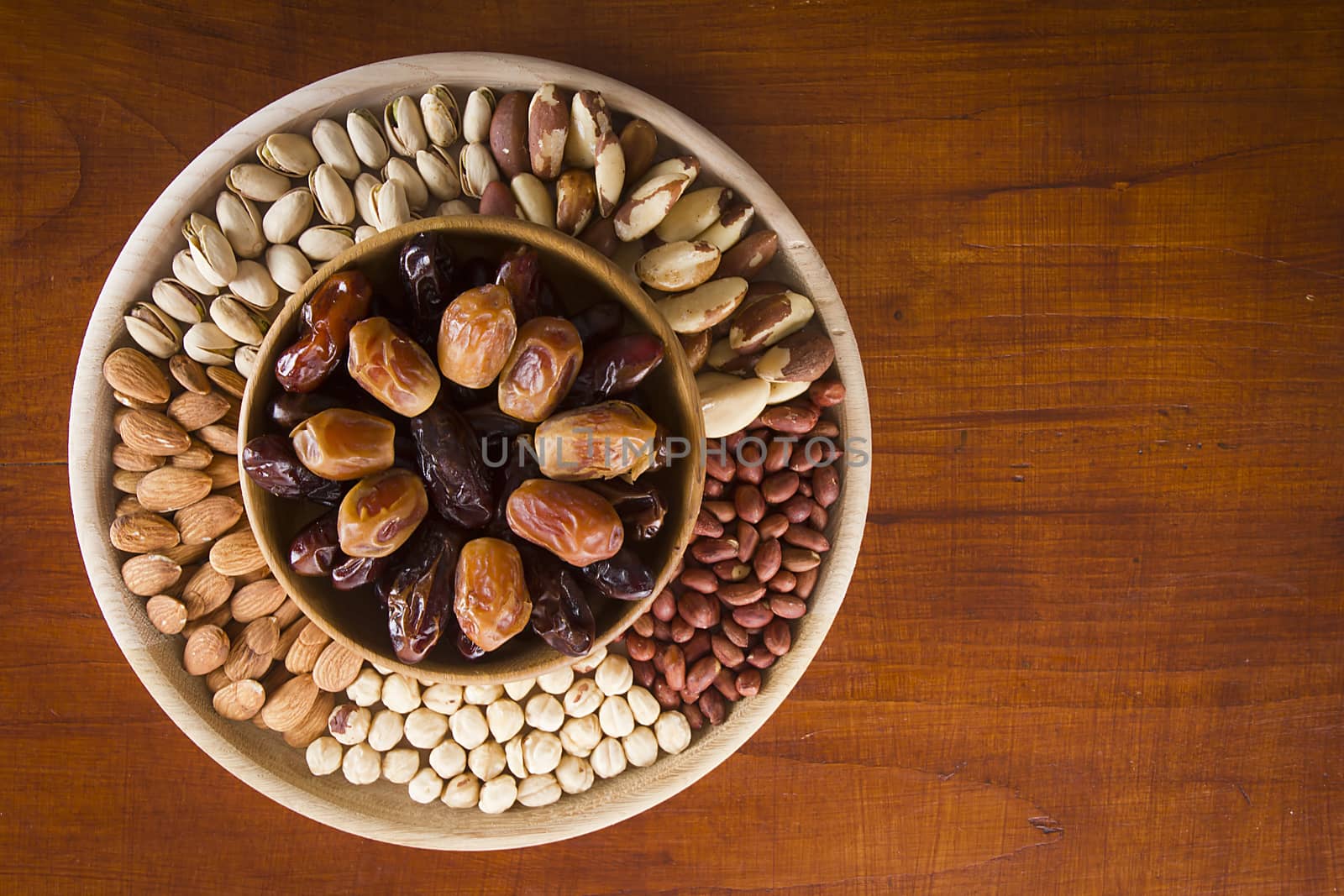 Set of nuts and dried fruits. by VIPDesignUSA