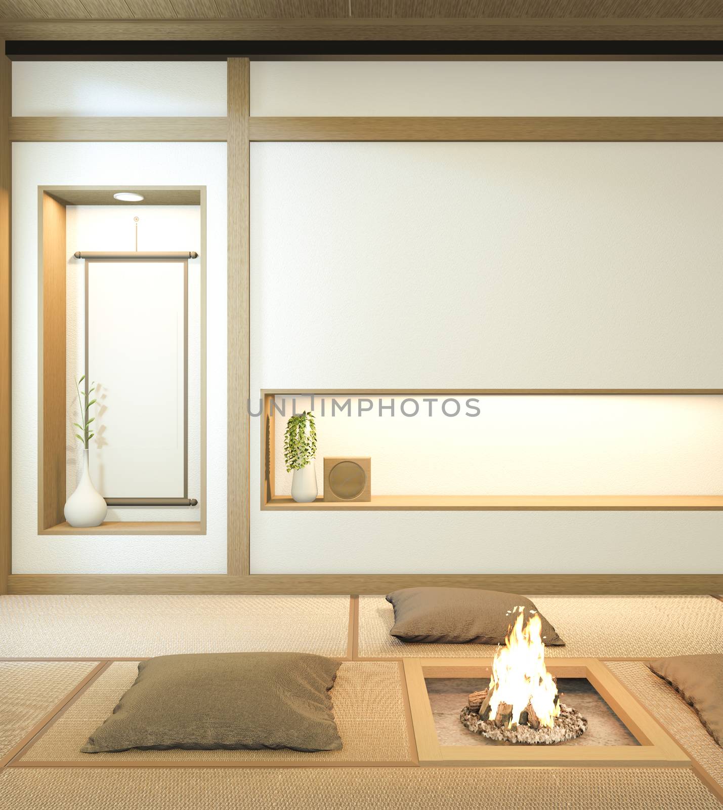 Nihon room design interior with door paper and cabinet shelf wal by Minny0012011@hotmail.com