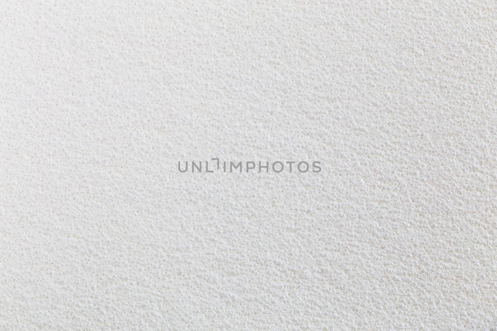 flat white plastic foam texture and background.