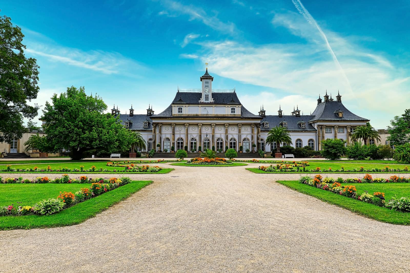 The New Palace in Pillnitz Castle near Dresden, Germany, Europe by seka33