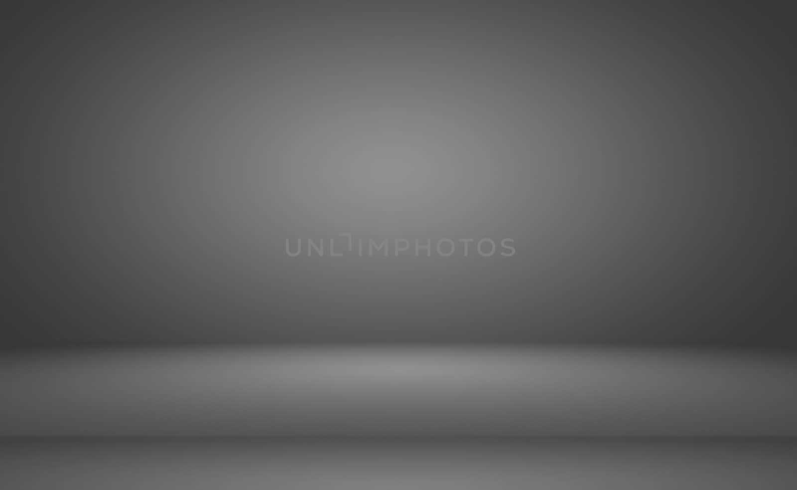 Abstract luxury blur dark grey and black gradient, used as background studio wall for display your products. by Benzoix