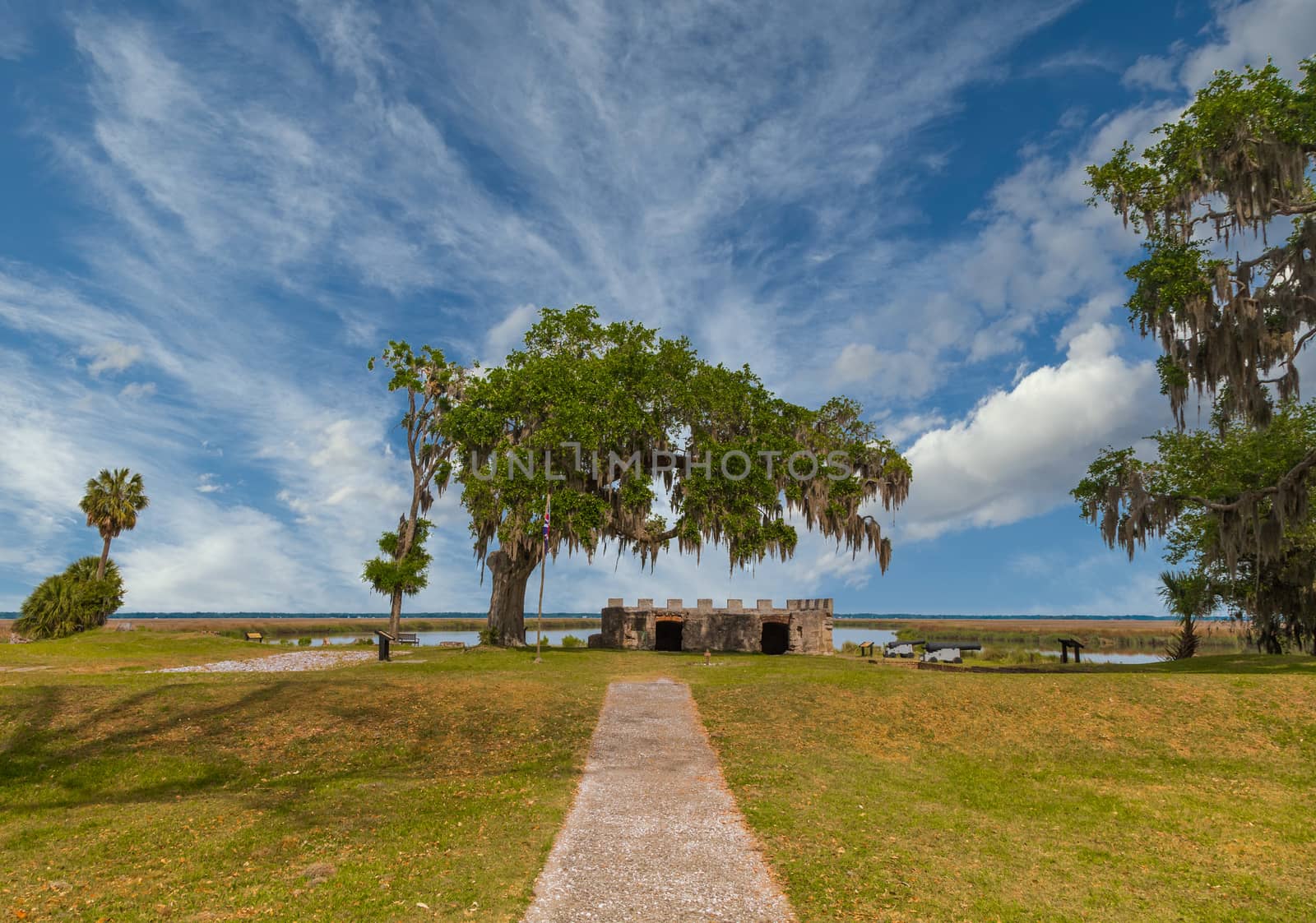 Fort Frederica Memorial on St Simons by dbvirago