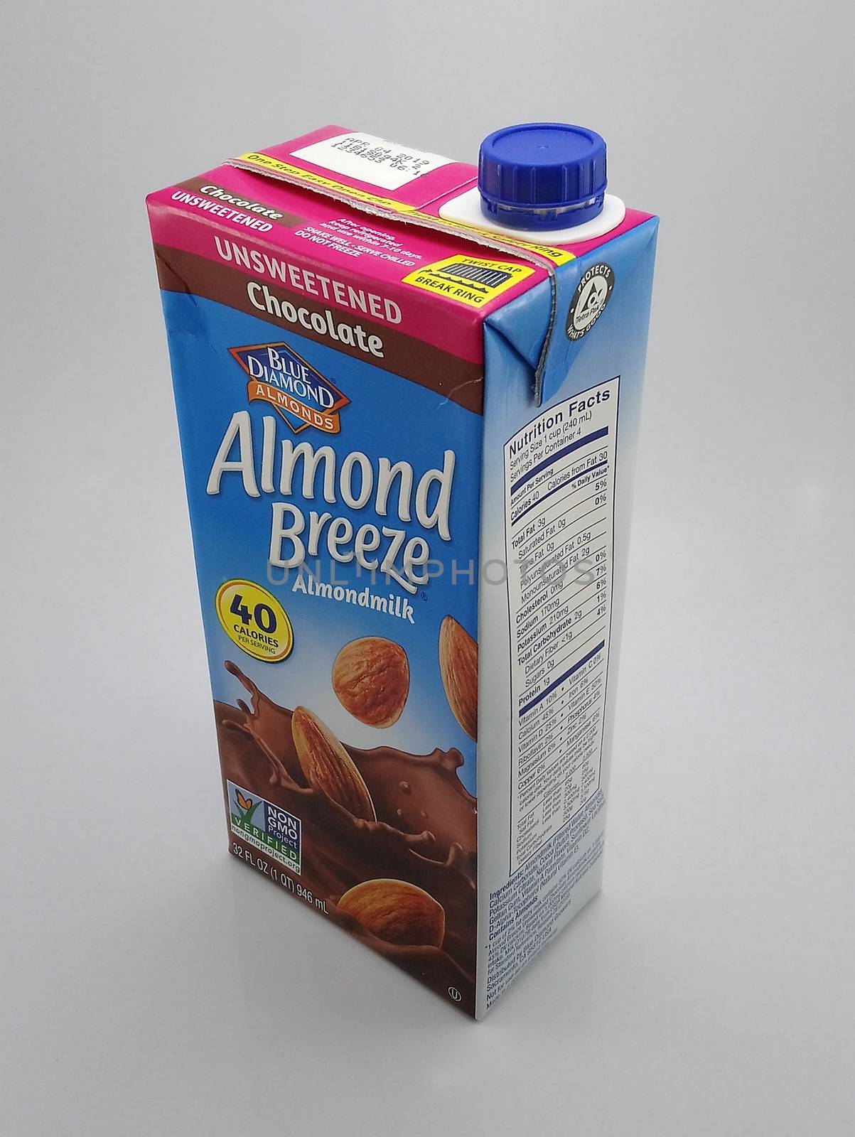 Almond breeze chocolate flavor almond milk in Philippines by imwaltersy