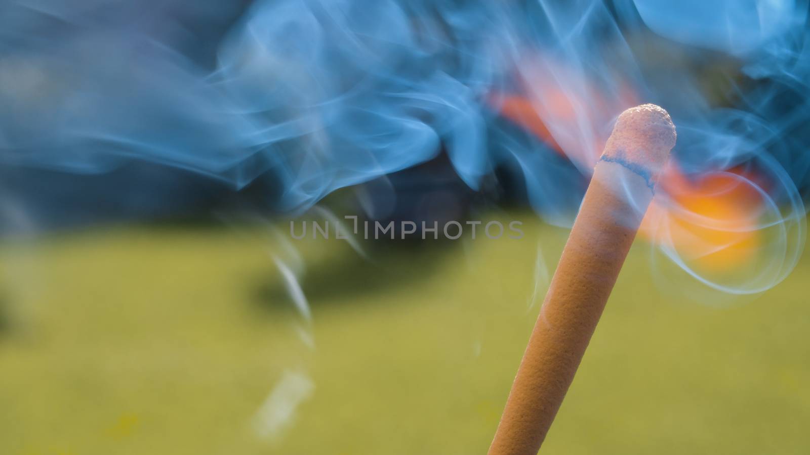 Burning tourist matches by Alize
