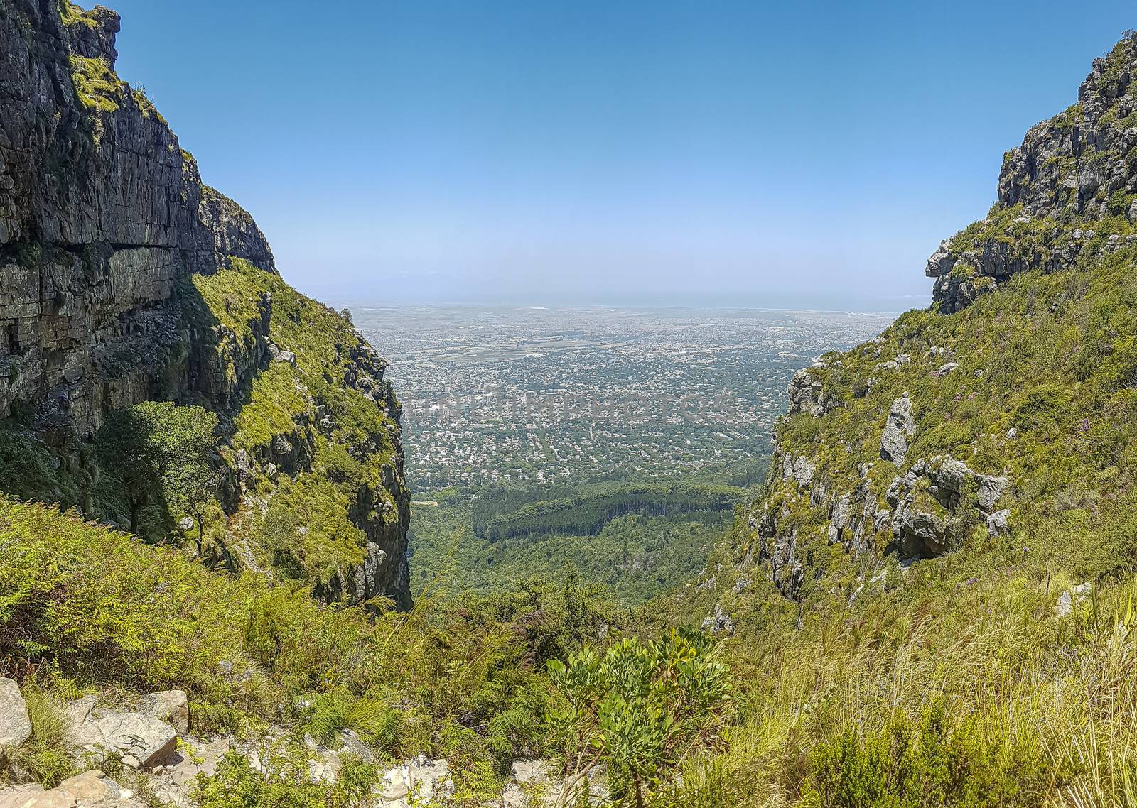 Amazing view from Table Mountain National Park. by Arkadij