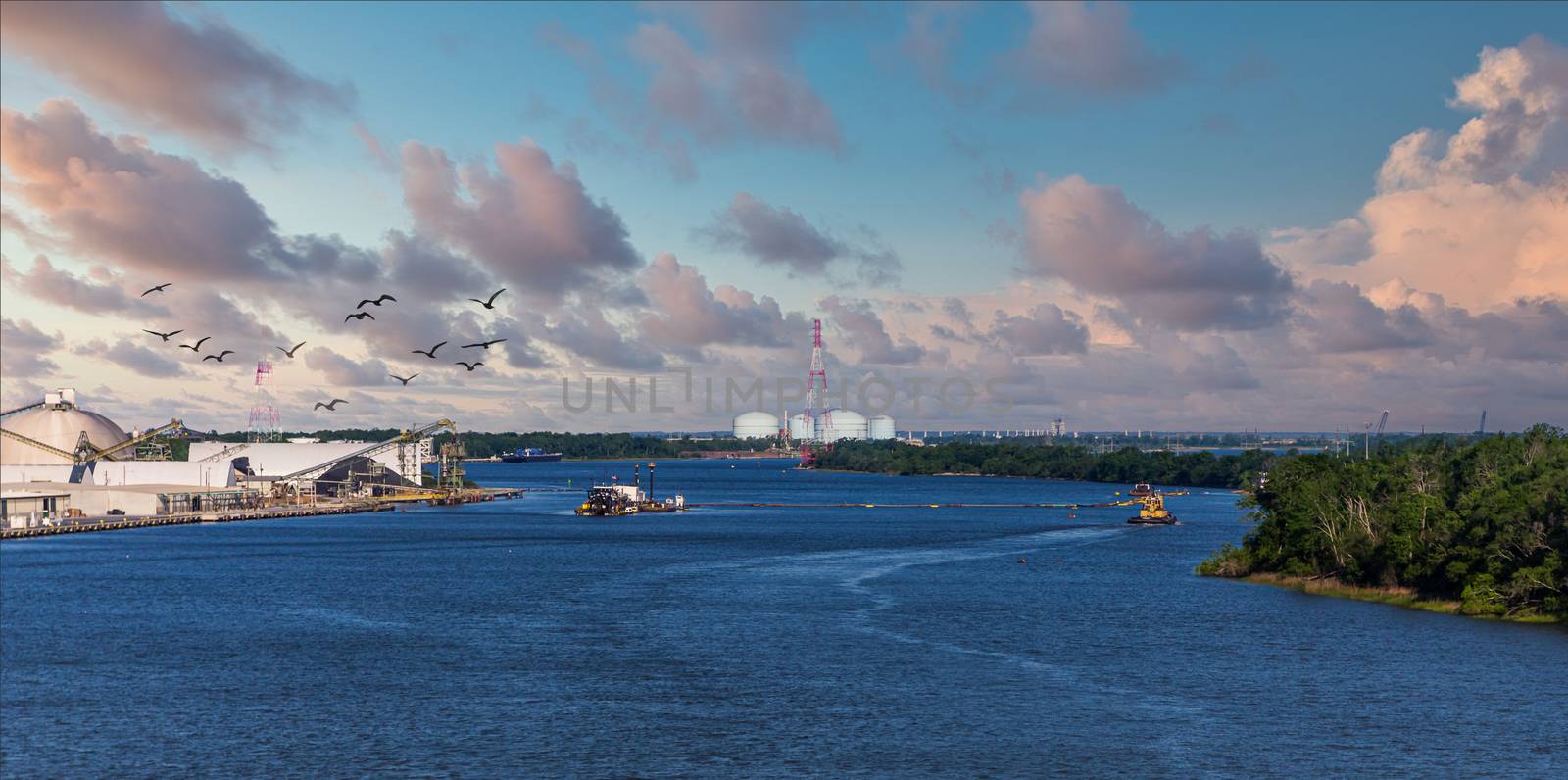 Dredging Operation in Savannah River by dbvirago