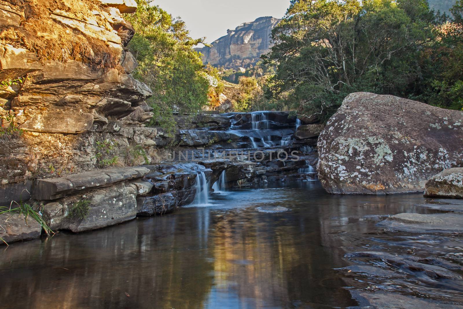 The Cascades in Royal Natal National Park 11095 by kobus_peche