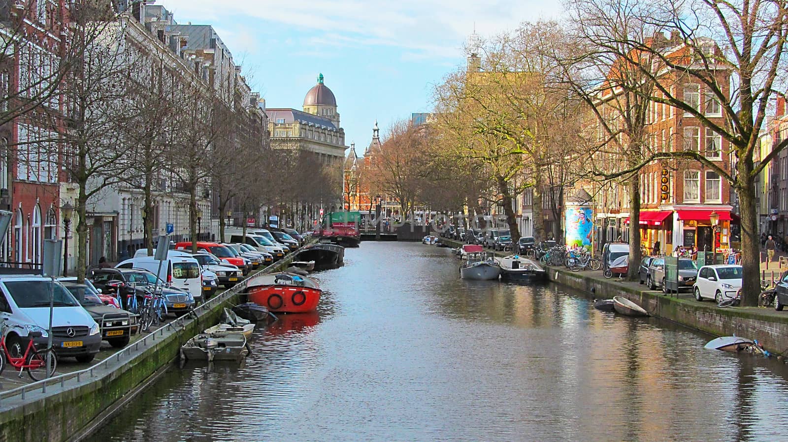 Summer day in Amsterdam, The Netherlands