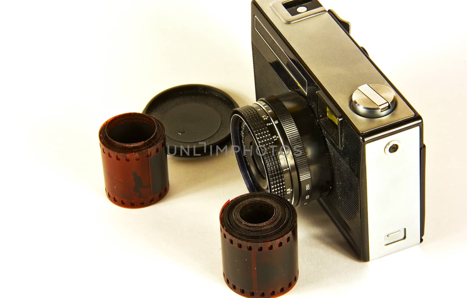 The camera of the last century and a photographic film