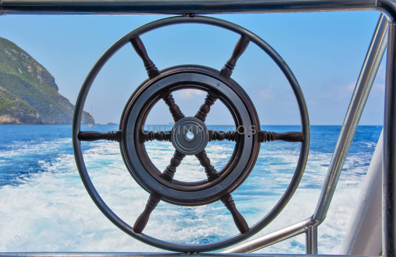 Steering wheel marine vessel as a decorative element by Grommik