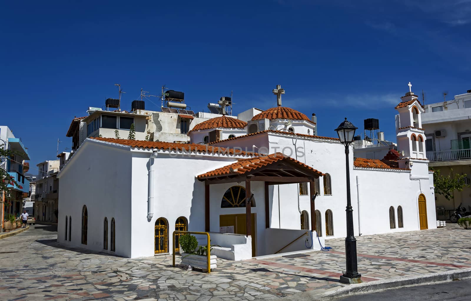 Greece, Crete, Ierapetra - 05/10/2015 Church Afendis Christos, built in the 14th century.