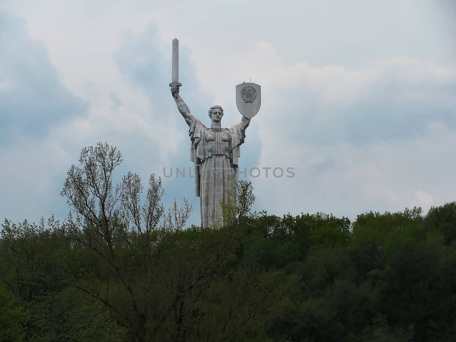 Sculpture "Motherland" (Kiev, Ukraine) by Grommik