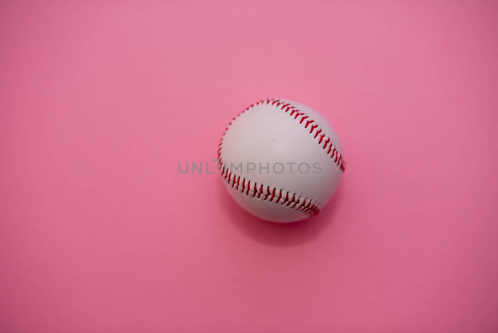 Ball isolated against colorful background