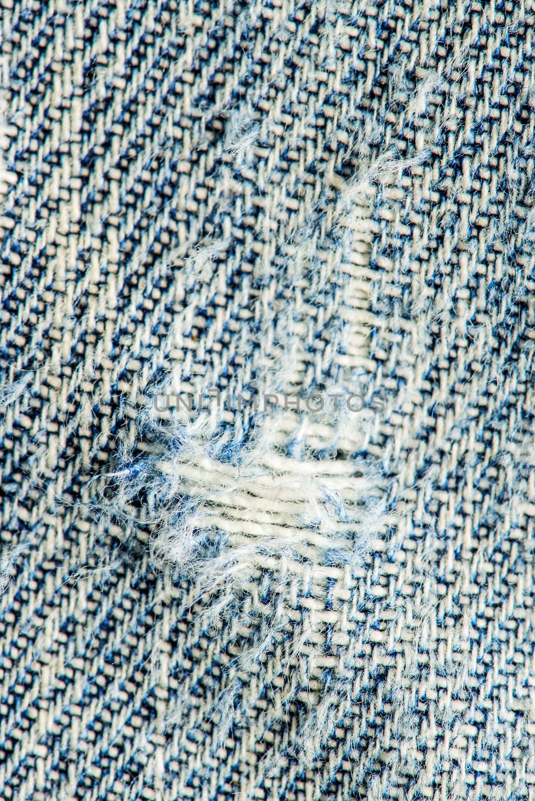 jeans fabric, used with hole