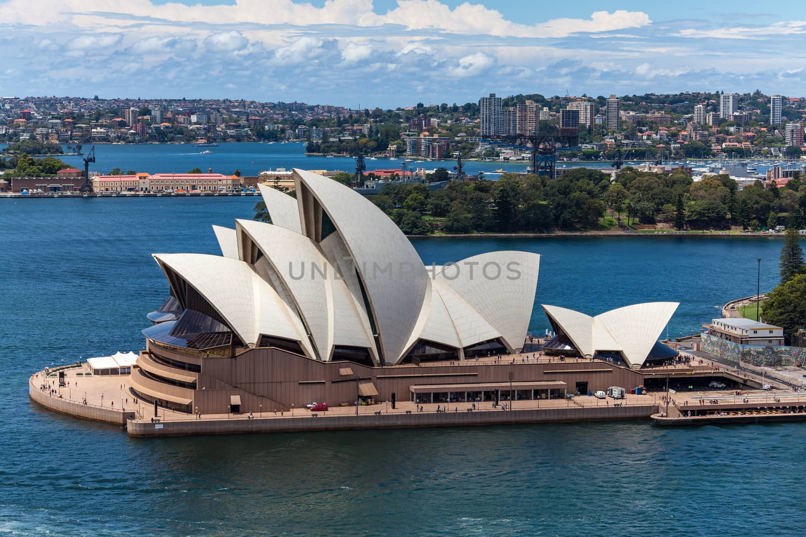 Sydney harbour with opera house in foreground by kgboxford