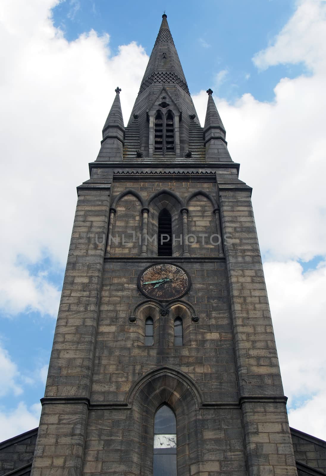 spire of the former church of saint matthews in holbeck in leeds built in 1832 famous for being the burial place of matthew murray the engineer and inventor by philopenshaw