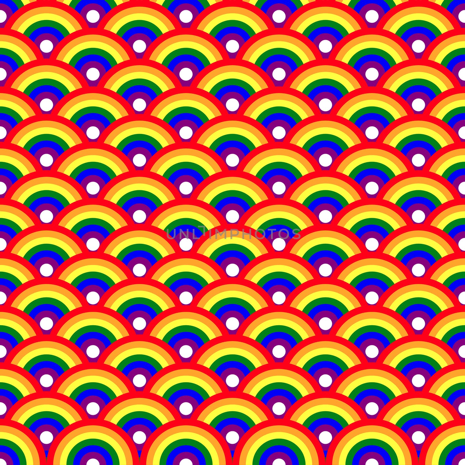 Seamless pattern background of rainbow. Beautiful backdrop for LGBTQ concept.