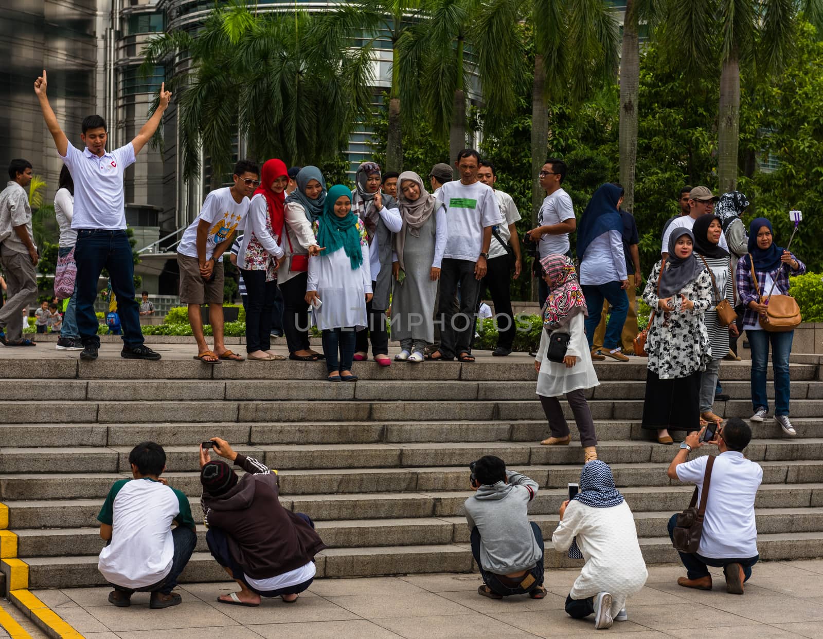 Tour Group in Kuala Lumpur by jfbenning