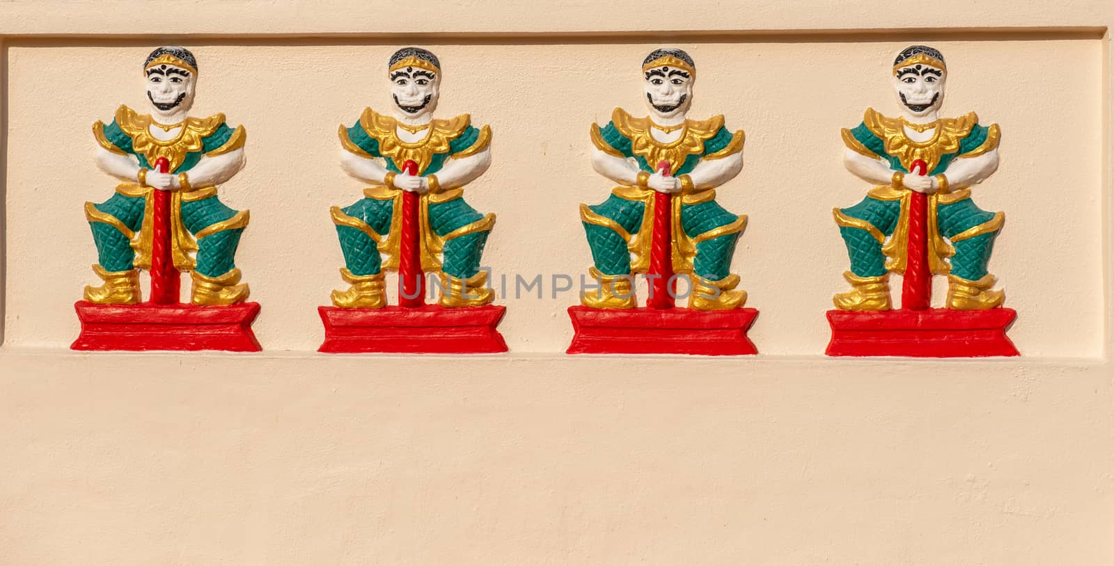 Four Figures on a Wall by jfbenning