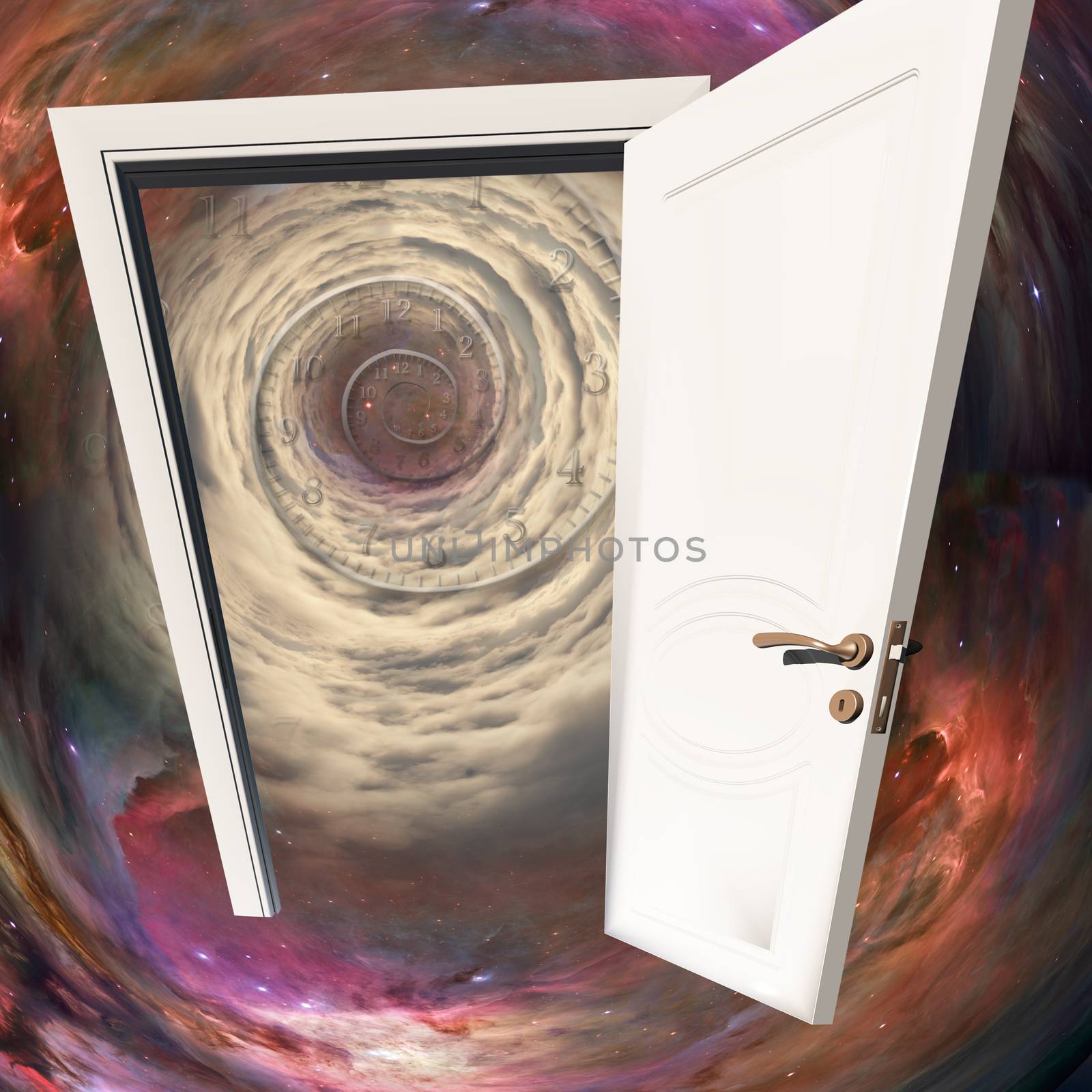 The white door, space tunnel