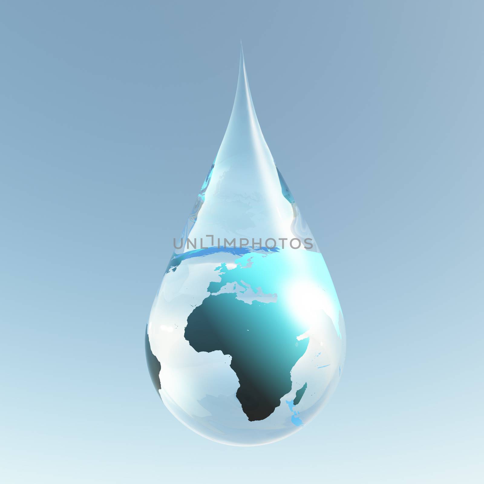 Droplet Africa by applesstock