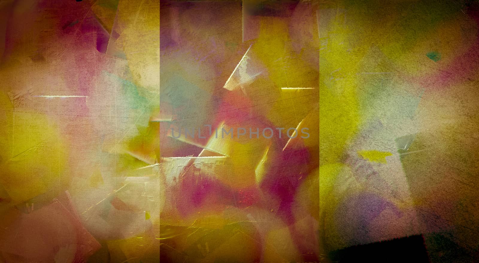 Abstract Painting. Spatula technique