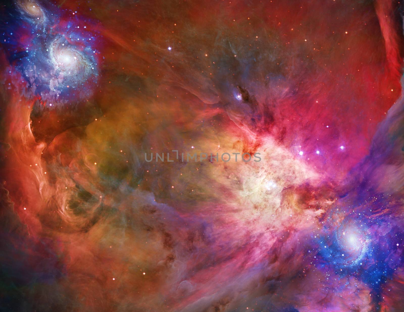 Galactic Space. Elements of this image furnished by NASA