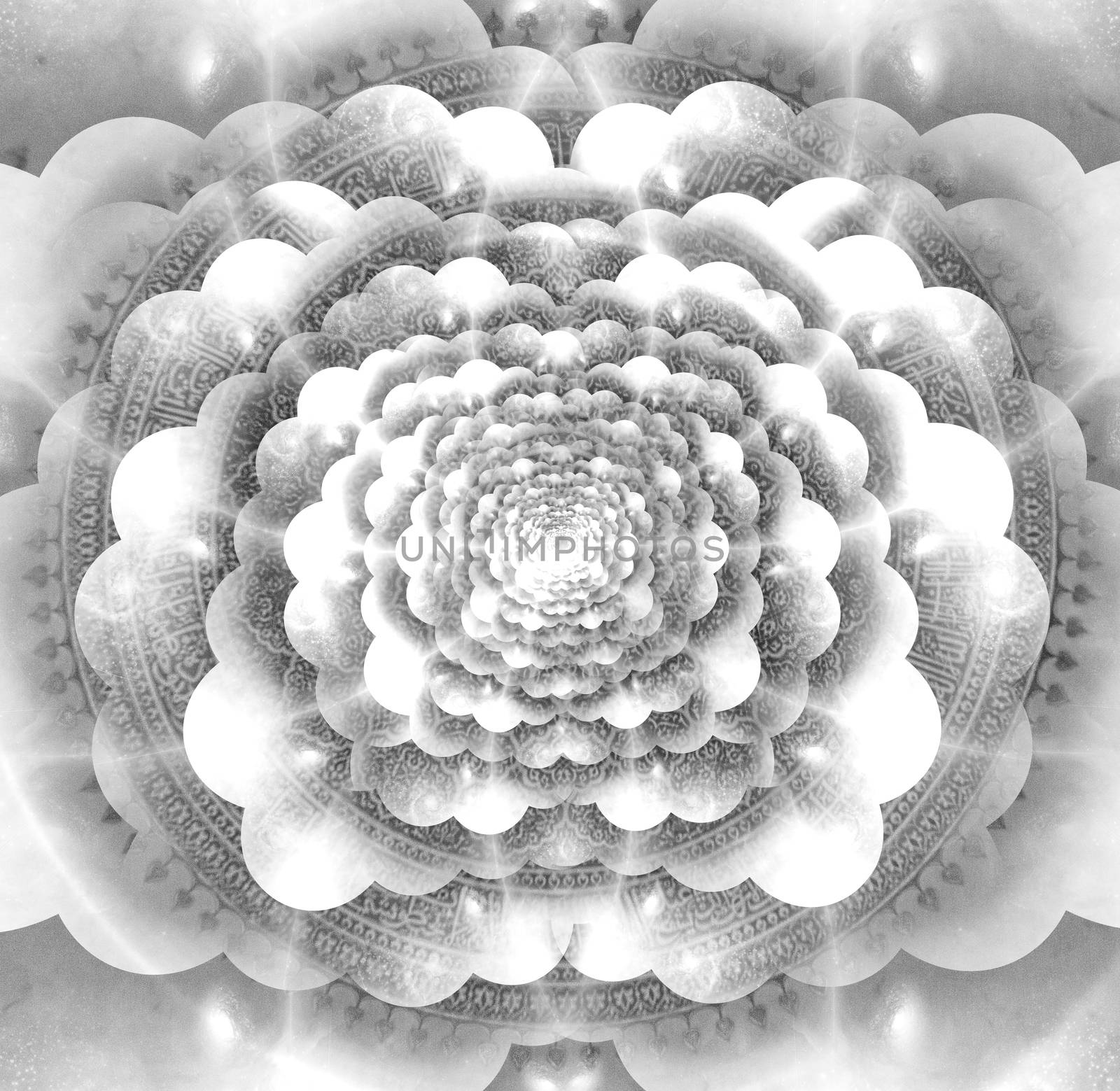 Mandala and multi-layered spaces.