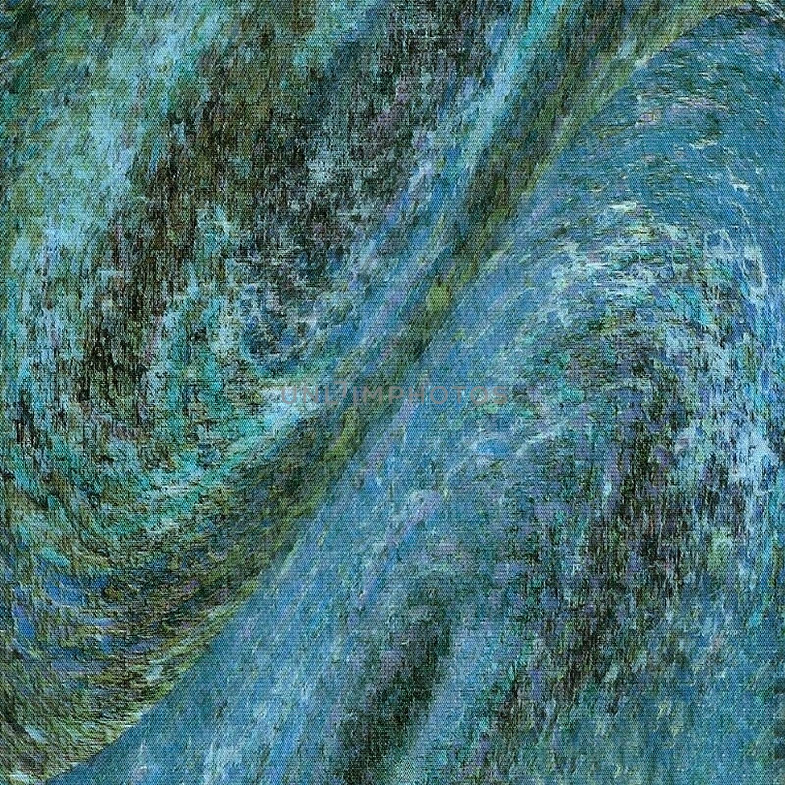 Wave abstraction in muted colors.