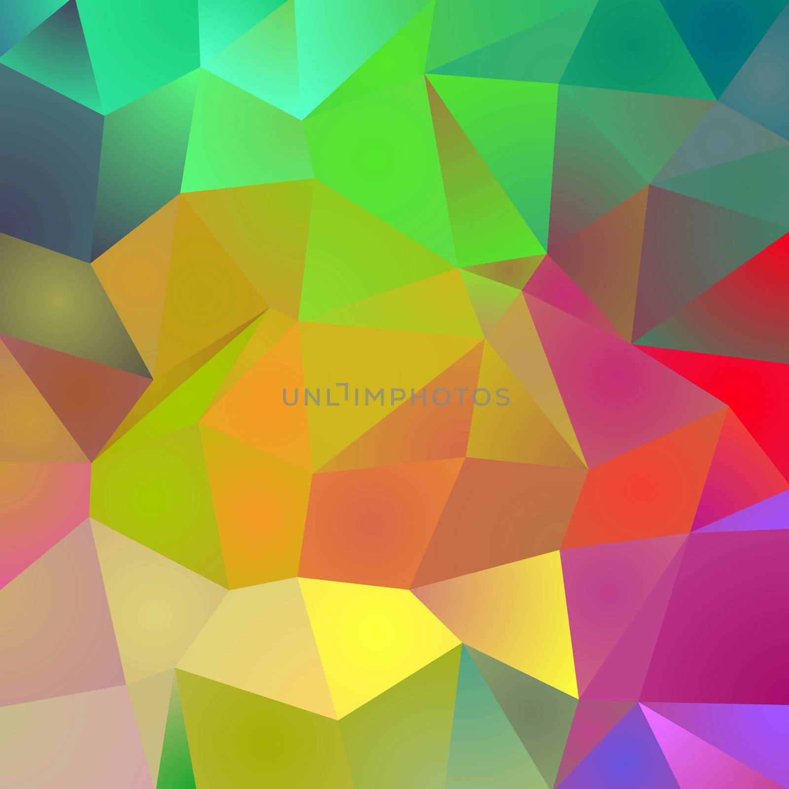 Polygonal Colors Background by applesstock