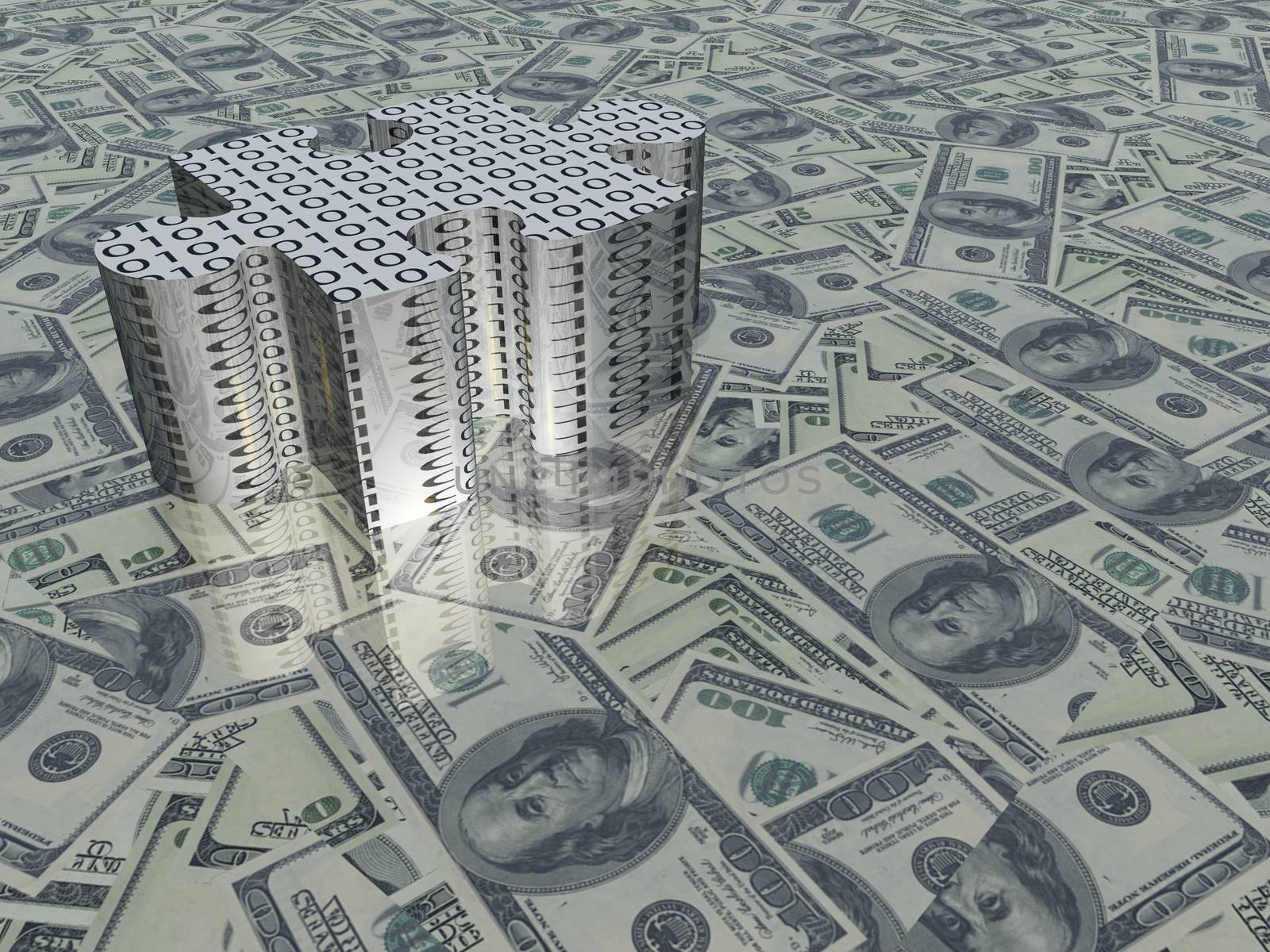 USA Currency Last Puzzle Piece