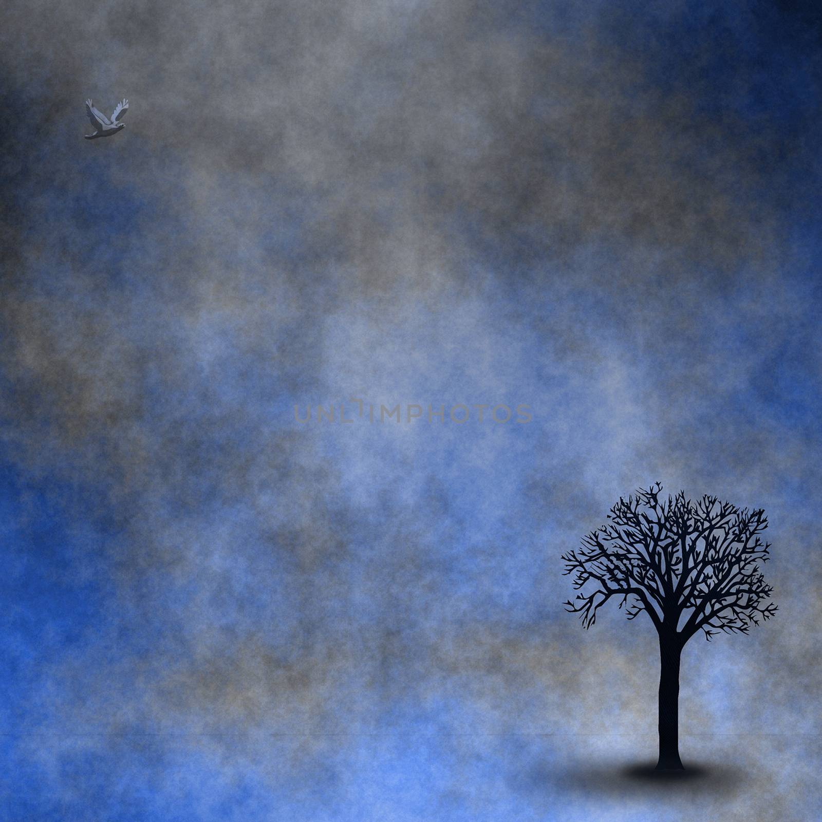 Lonely tree by applesstock