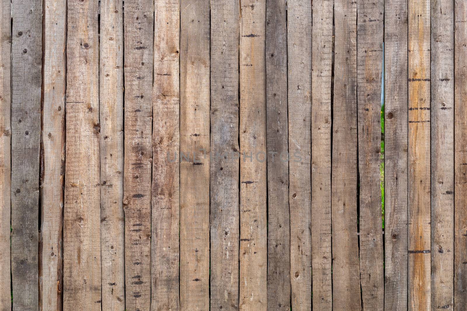 dry bare wooden planks fence flat surface full frame texture and background.