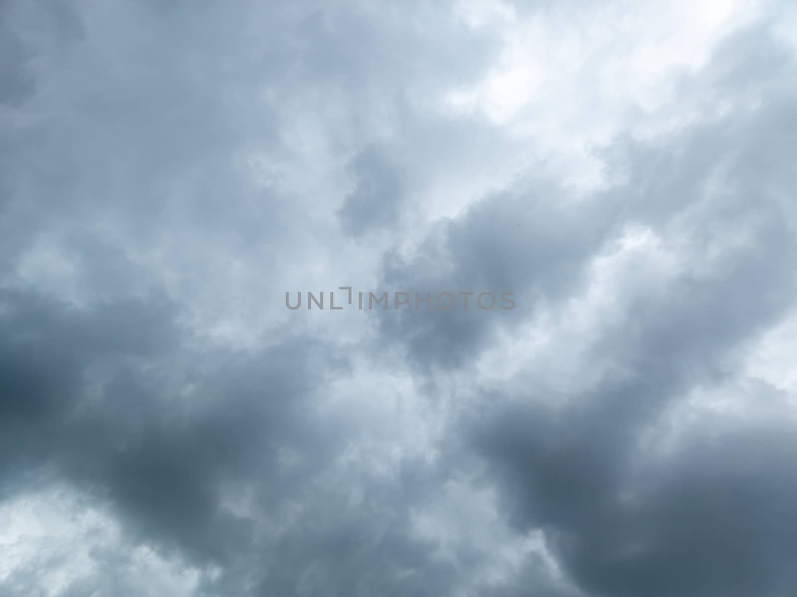 storm clouds background view from ground surface