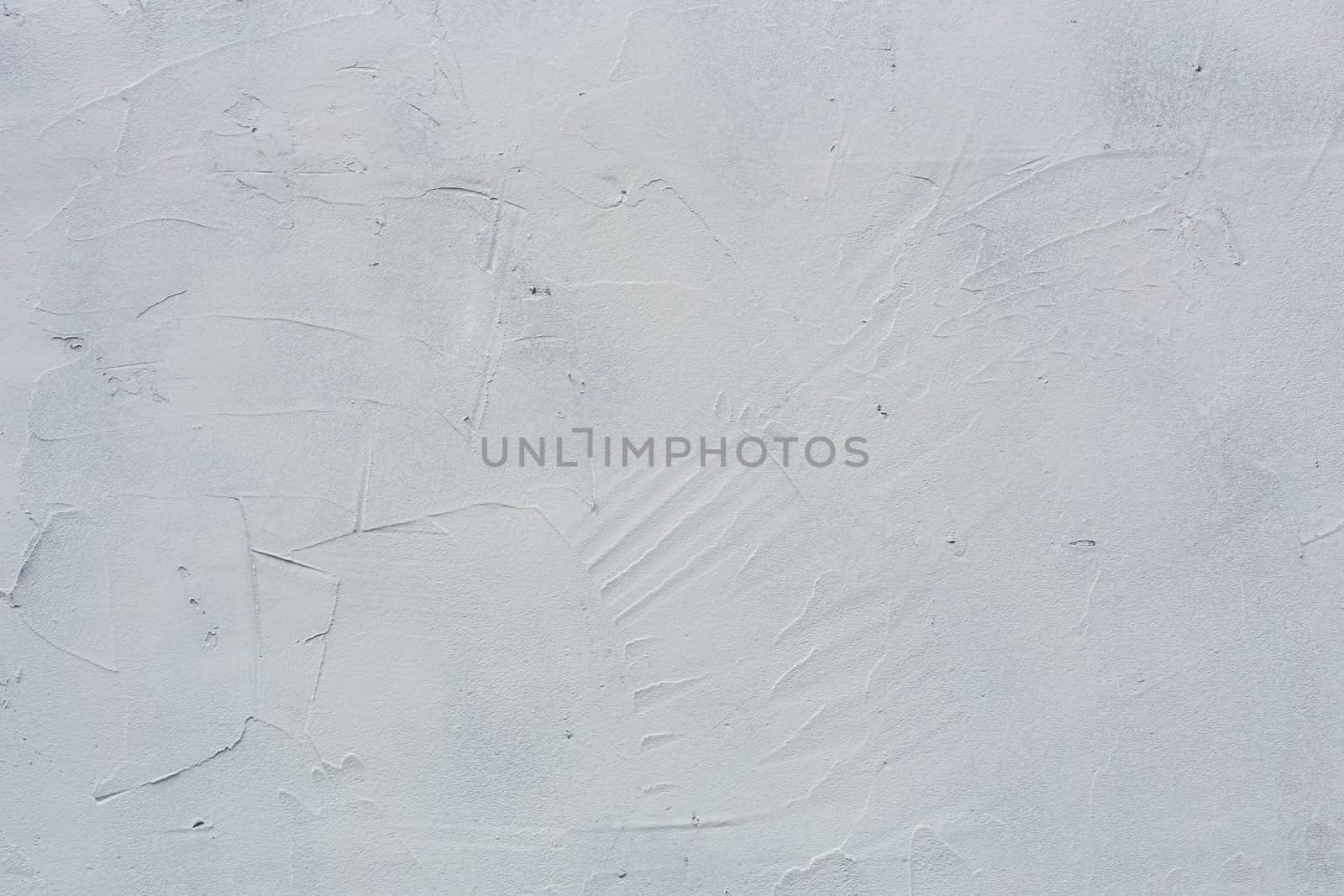 flat rough white plaster wall background and texture.