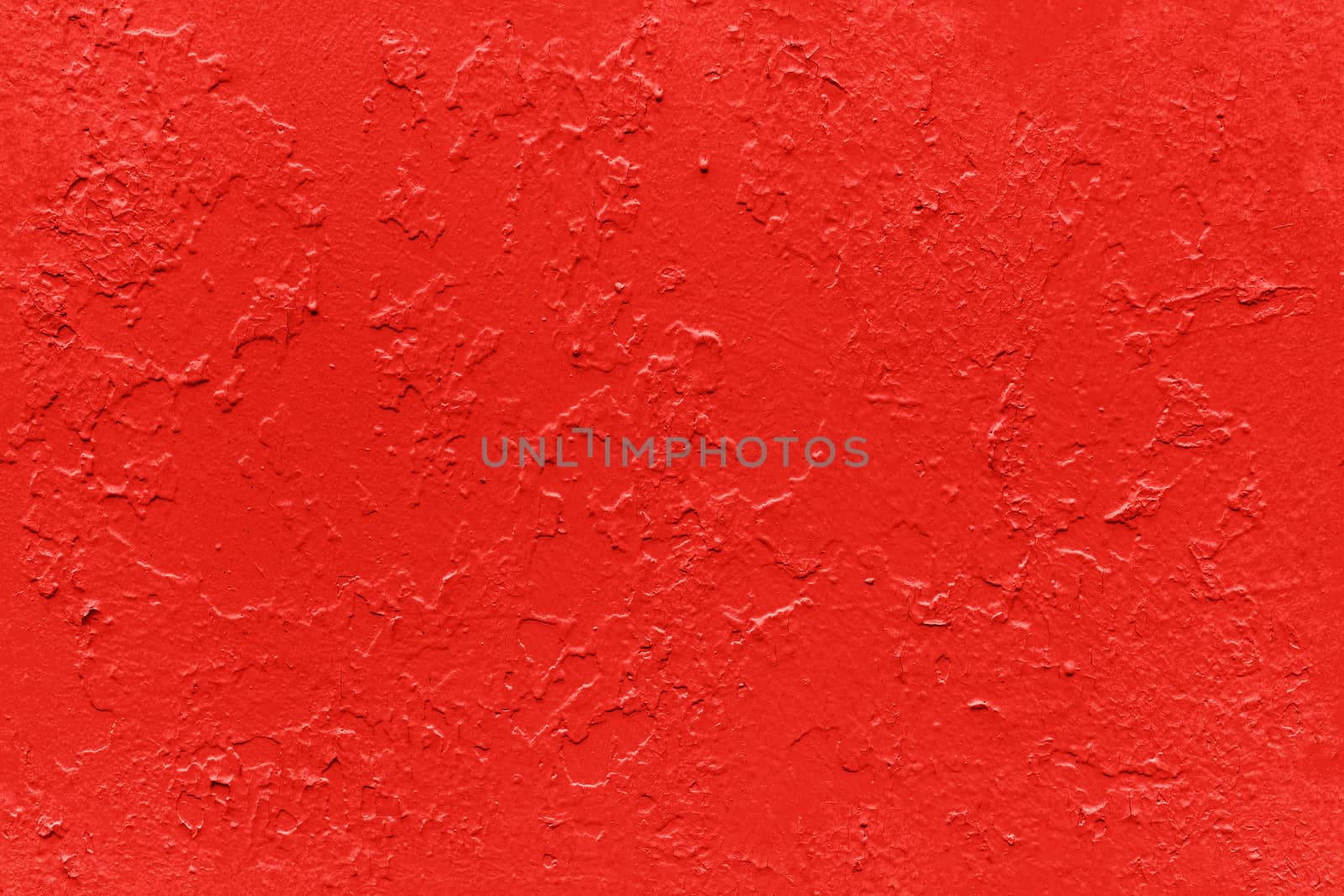 seamless texture of flat thick red maple color painted yellow surface under direct sunlight - new paint over fragments of old peeled one