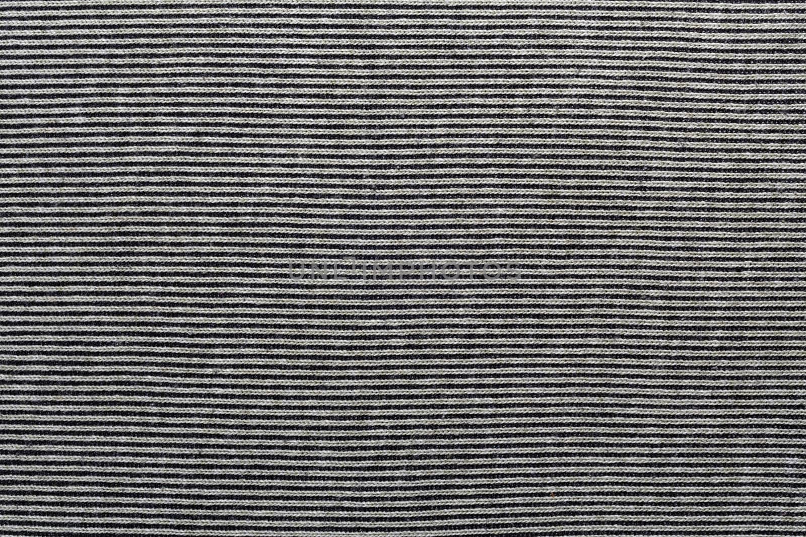 abstract horizontal stripped texture of flat fabric surface.