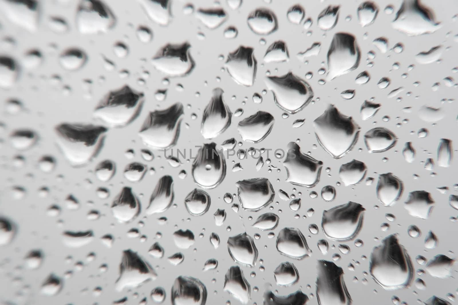 Drops of rain on the window by sergpet