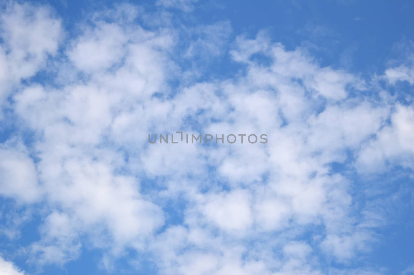 Beautiful summer sky with clouds, air nature