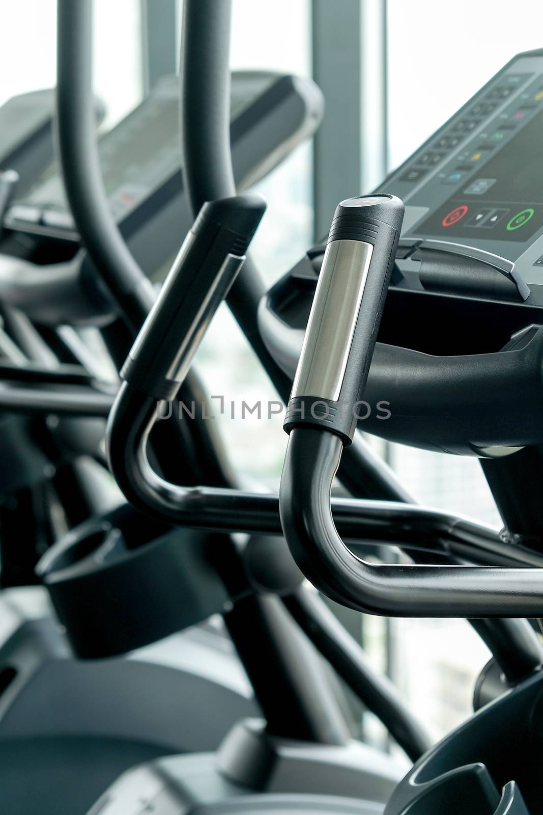 Detail image of Treadmill in fitness room background