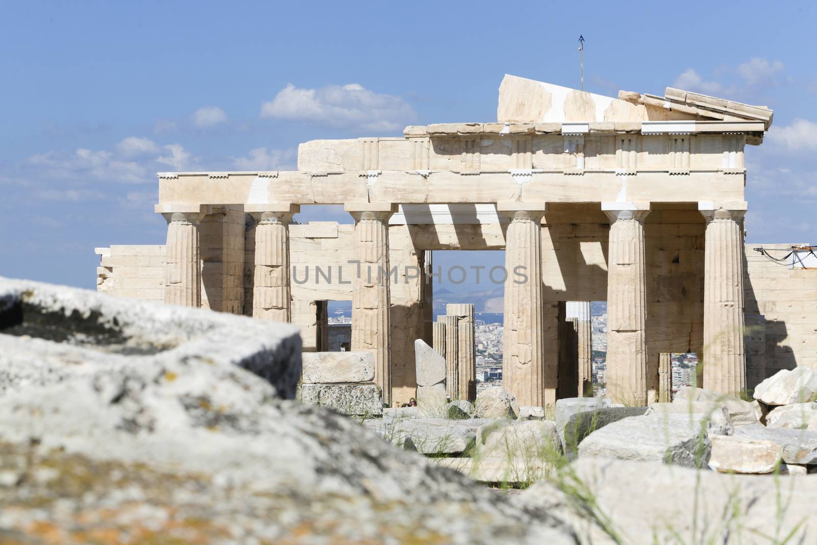 The Parthenon at the Acropolis in Athens, Greece