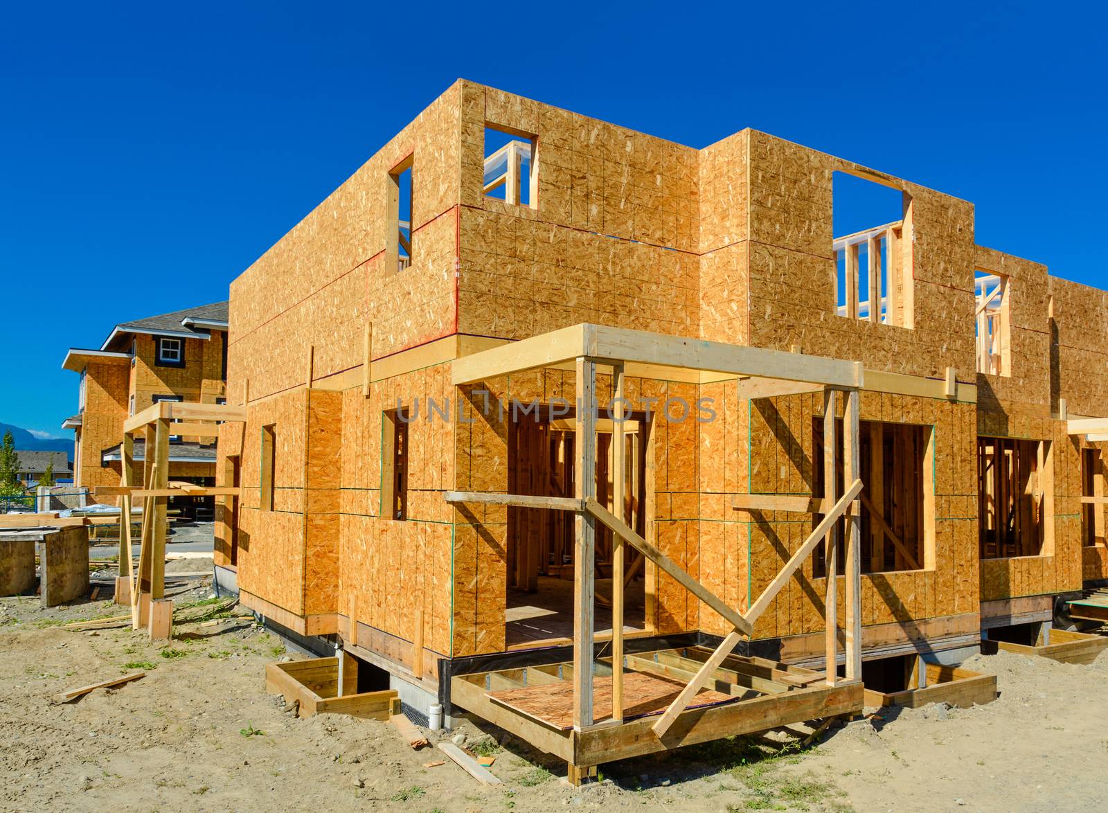 Brand new family house is under construction